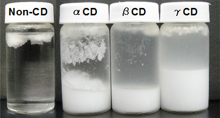 Fig. 10. Appearance of TG-CD complex preparation